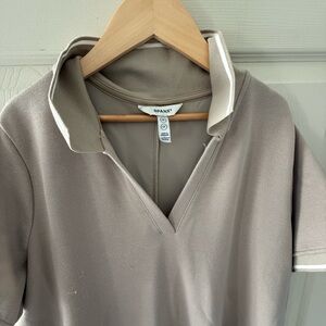 AirEssentials® Pique polo midi dress
